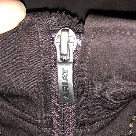 Ariat Women’s Soft Shell Jacket Embroidered Brown Size Medium - Picture 13 of 16